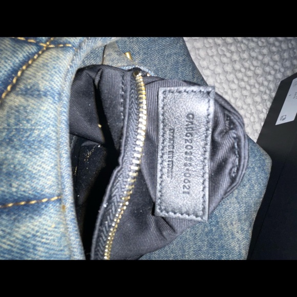 SOLD YSL Toy LOULOU Denim Puffer Matelasé Crossbody Bag - Picture 7 of 13